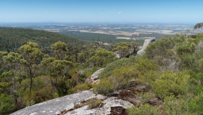 Porongurup Granite sky walk castle rock