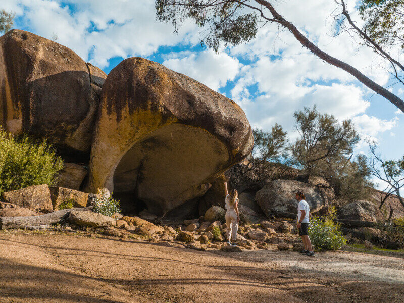 Hippo's Yawn bij Wave Rock Resort