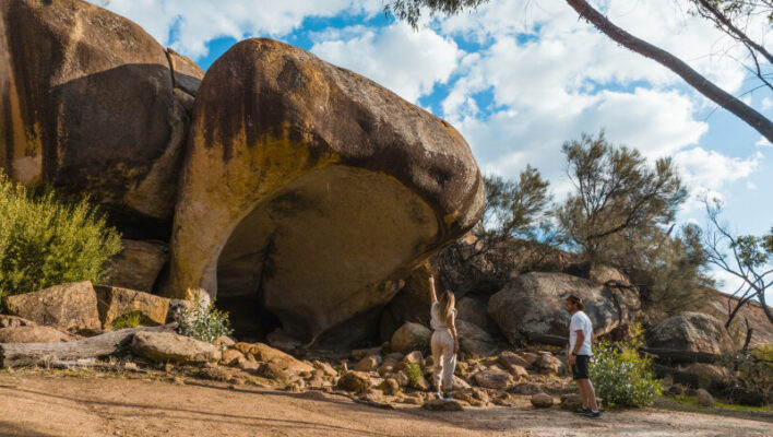 Hippo's Yawn bij Wave Rock Resort