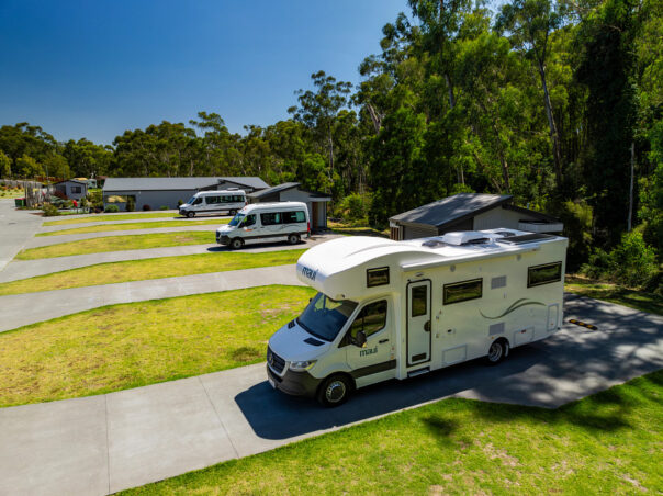 Maui River camper kamperen in Australië op de camping